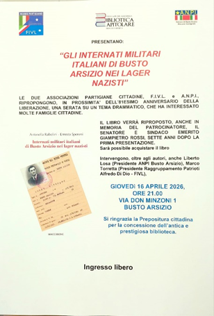PER RICORDARE GLI INTERNATI MILITARI DI BUSTO ARSIZIO