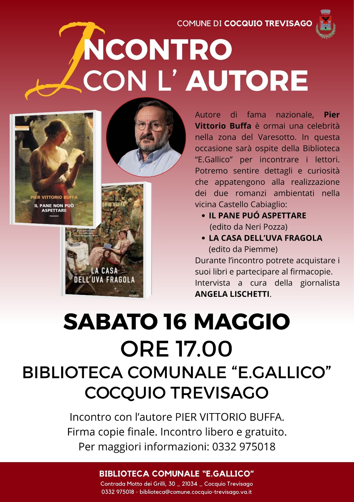 IL NOVECENTO A CASTELLO CABIAGLIO RACCONTATO DA PIER VITTORIO BUFFA